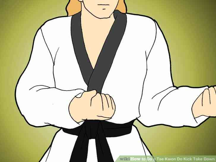 Image intitulée Faire un Tae Kwon Do Coup de Prendre vers le Bas de l